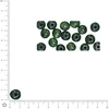 Image de Perles en bois - Polies - Vert - 12 mm - 32 pcs