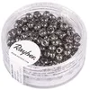 Image de Perles de rocaille 4 mm Anthracite brillant