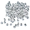 Image de Perles plastiques à lettres Carrées 5 mm 40 g