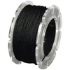 Image de Cordon ciré armé nylon - noir - 0,6 mm - 10 m
