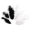 Image de Plumes - Noir et blanc - 3-10 cm - 10 g