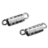 Image de Fermoir à visser 4 x 16 mm Couleur Platine 3 pcs