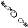 Image de Fermoir à Bijoux Monté Couleur Argent 2 mm