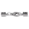 Image de Fermoir à Bijoux Monté Couleur Argent 4 mm