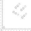 Image de Anneaux - platine - 7 mm - 25 pcs