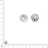 Image de Coupelle - Ø 7 mm - Argenté vieilli - x 20