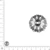 Image de Coupelle Ø 10 mm - Argenté vieilli- x 6