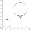 Image de Créoles - argenté - 3 cm - 2 pcs