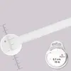 Image de Ruban satin - rouleau de 10 m x 0,7 cm - Blanc