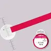 Image de Ruban satin - rouleau de 10 m x 0,7 cm - Rose foncé