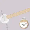 Image de Ruban organdi - rouleau de 10 m x 0,7 cm Beige
