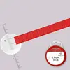 Image de Ruban organdi - rouleau de 10 m x 0,7 cm Rouge