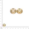 Image de Perle en verre transparente Magic Flair - Topaze clair - Ø 12 mm