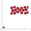 Image de Perles en bois - Polies - Rouge - 6 mm - 115 pcs