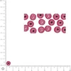 Image de Perles en bois - Polies - Rose foncé - 6 mm - 115 pcs