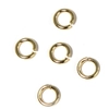 Image de Anneau Ouvert 4.6 mm 30 pcs Couleur Or