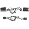 Image de Fermoir à Bijoux Avec Carabinier Couleur Argent 2 mm 2 pcs