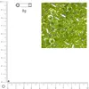 Image de Miyuki Delicas 11/0 transparent rainbow - Vert pomme DB0174 - 8 g