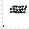 Image de Perles en bois - Polies - Noir - 6 mm - 115 pcs