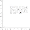 Image de Perles en bois - Polies - Blanc - 6 mm - 115 pcs