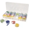 Image de Boîte de rangement pour 36 boîtes de rocailles 26,7 x 12,2 x 4,7 cm
