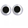 Image de Yeux avec pupilles mobiles Ronds noirs ø 8 mm 10 pcs