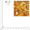 Image de Mini-rocailles intérieur argenté - Or - Ø 2 mm x 17 g