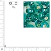 Image de Mini-rocailles intérieur argenté - Jade - Ø 2 mm x 17 g