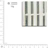 Image de Rocailles tubes - Couleur Argent - 7 x 2 mm x 15 g