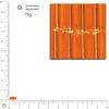 Image de Rocailles tubes - Orange - 7 x 2 mm x 15 g