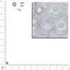Image de Mini-rocailles transparentes lustrées - Argent - Ø 2 mm x 17 g