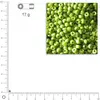 Image de Mini-rocailles opaques lustrées - Vert clair - Ø 2 mm x 17 g