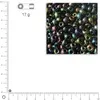 Image de Rocailles opaques lustrées - Noir - Ø 2,6 mm x 17 g