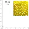 Image de Rocailles transparentes lustrées - Jaune - Ø 2,6 mm x 17 g