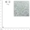 Image de Rocailles transparentes lustrées - Argent - Ø 2,6 mm x 17 g