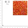 Image de Rocailles transparentes lustrées - Orange - Ø 2,6 mm x 17 g