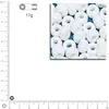 Image de Rocailles indiennes - Blanc - Ø 4,5 mm x 17 g