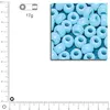 Image de Rocailles indiennes - Bleu clair - Ø 4,5 mm x 17 g