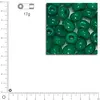 Image de Rocailles opaques - Vert - Ø 2,6 mm x 17 g