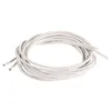Image de Lanière ronde en cuir de chèvre ø 1,5 mm x 100 cm 2 pcs Blanc