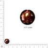 Image de Perles Renaissance - Praliné - Ø 12 mm x 21 pces