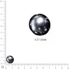 Image de Perles Renaissance - Anthracite - Ø 12 mm x 21 pces