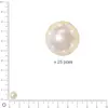 Image de Perles Renaissance - Blanc - Ø 8 mm x 25 pces