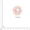 Image de Perles Renaissance - Rose poudré - Ø 6 mm x 45 pces