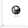 Image de Perles Renaissance - Anthracite - Ø 4 mm x 85 pces