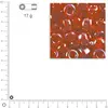Image de Rocailles intérieur argenté - Rouge vin - Ø 4 mm x 17 g