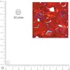 Image de Facettes dépolies - Rubis - 6 mm x 50 pces