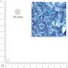 Image de Facettes dépolies - Aigue-marine - 6 mm x 50 pces