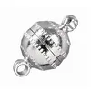 Image de Fermoir magnétique rond ø 7 mm Couleur platine