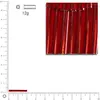 Image de Rocailles tubes intérieur argenté - Rouge - 20 mm x 12 g